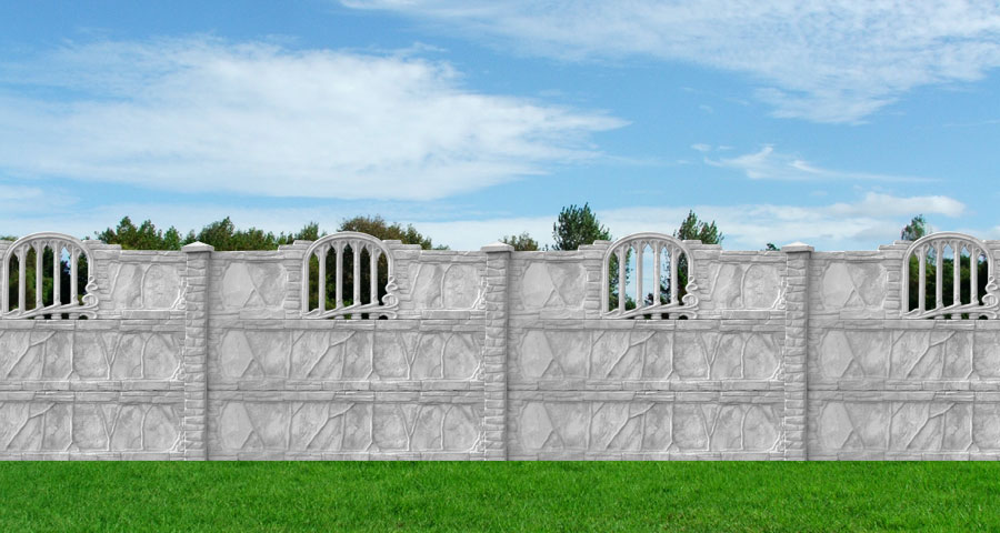 Betonzaun grosses Bild B10b