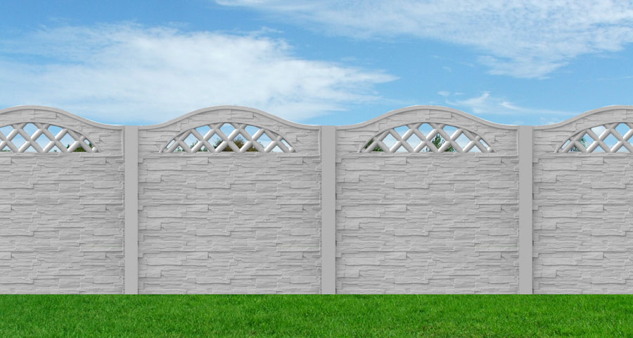 Betonzaun grosses Bild B27b