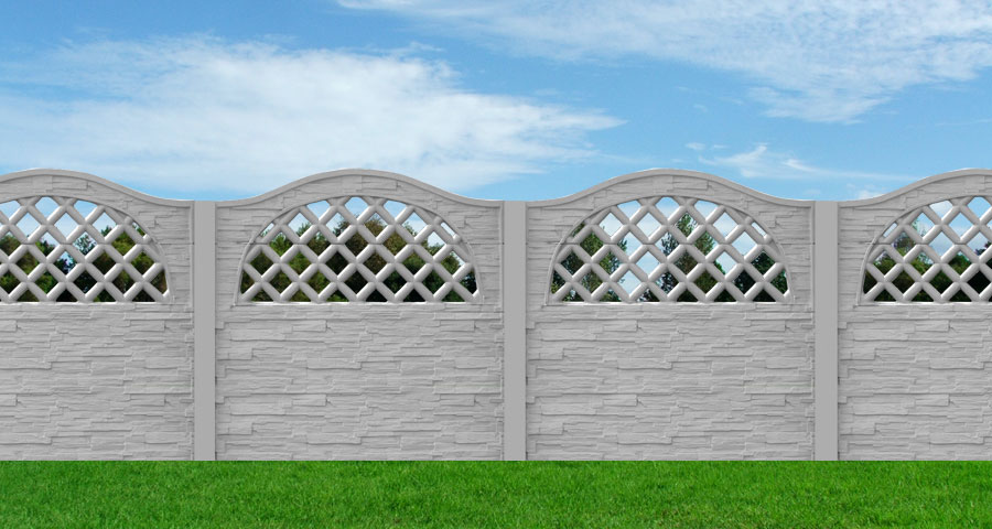 Betonzaun grosses Bild B28b