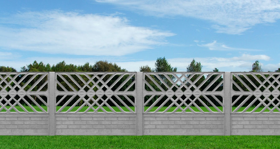 Betonzaun grosses Bild B32b