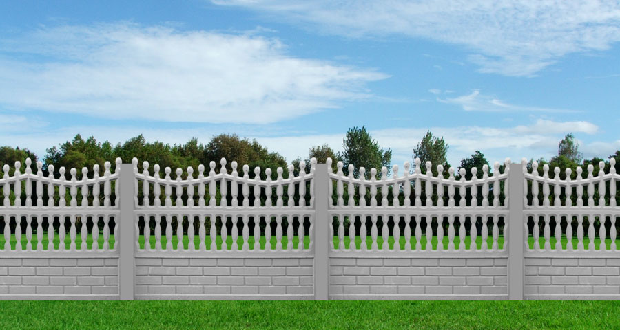 Betonzaun grosses Bild B33b