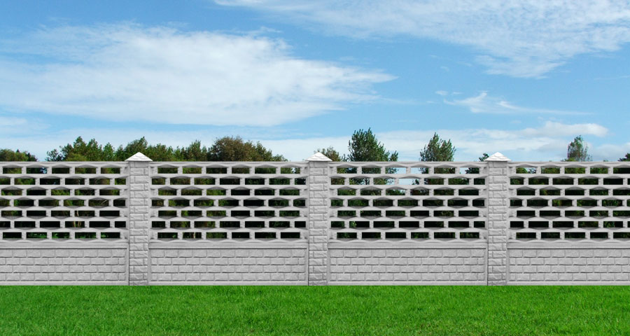 Betonzaun grosses Bild B36b