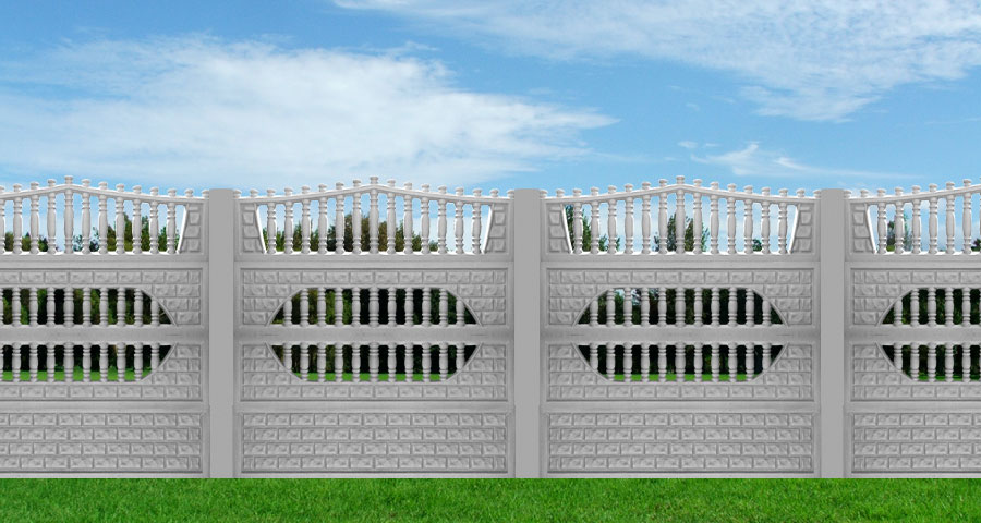 Betonzaun grosses Bild B41b