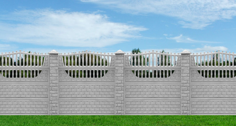 Betonzaun grosses Bild B42b