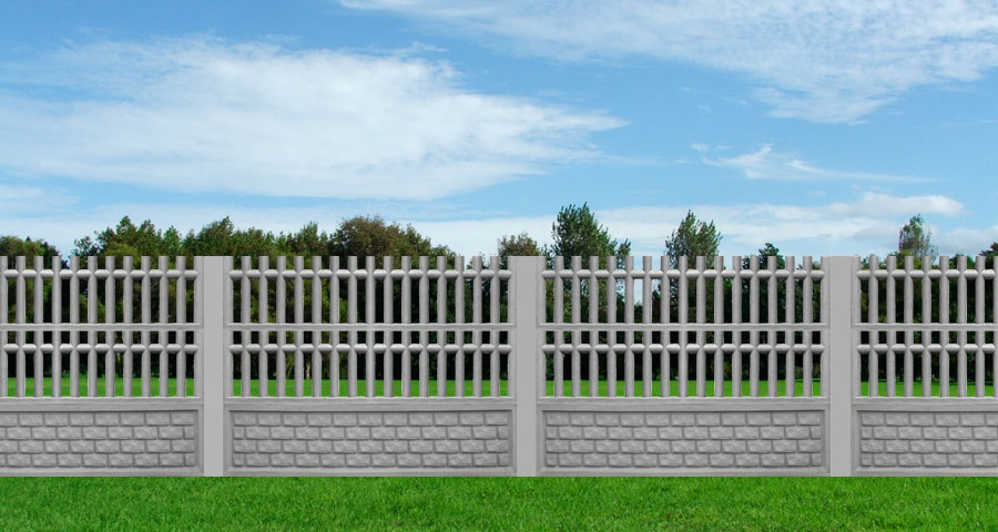 Betonzaun grosses Bild B44b