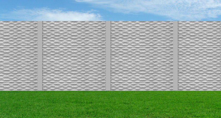 Betonzaun grosses Bild B47b