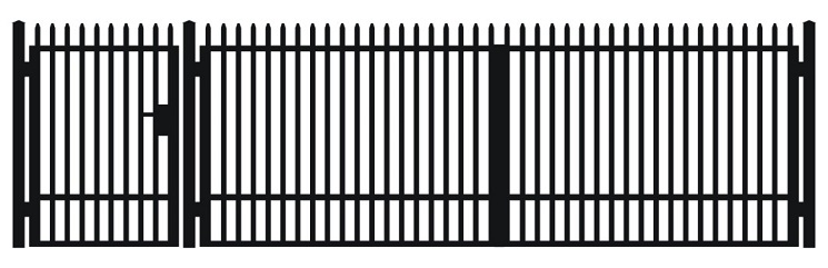 Gartentore - Eingangstore und Pforten 36 Flügeltor-Gartentor-Bremen-Feuerverzinkt-Pulverbeschichtet-Brando-GmbH-1_p1