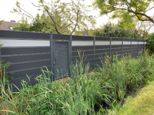 XPS Zaun mit Gartentür