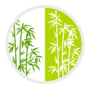 Betonzaun Bambuselemente