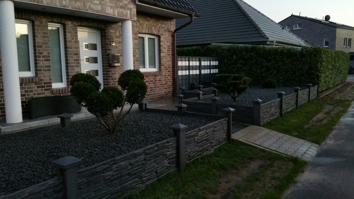 Wo liegt der Unterschied zwischen einem XPS - Zaun und einem Betonzaun? 8 1 einseitiger Betonzaun Referenz