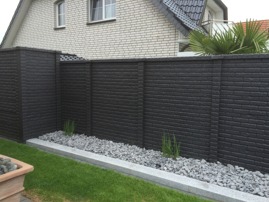 5 doppelseitig Betonzaun Referenz