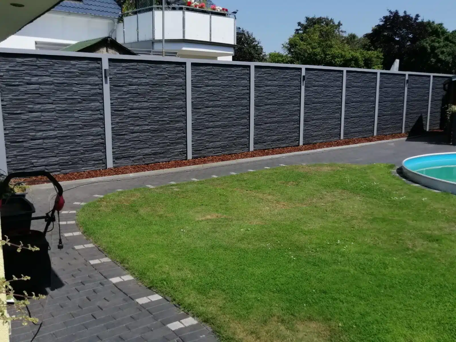 Betonzaun kaufen 1 Bruchstein Druck A Vorderseite 2